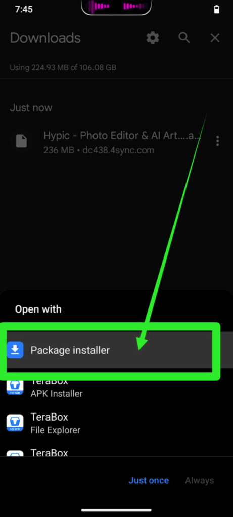 Hypic File Download Method
