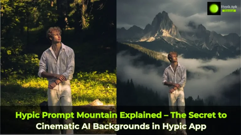 Hypic Prompt Mountain Explained – The Secret to Cinematic AI Backgrounds in Hypic App 1 Hypic Prompt Mountain Explained – The Secret to Cinematic AI Backgrounds in Hypic App